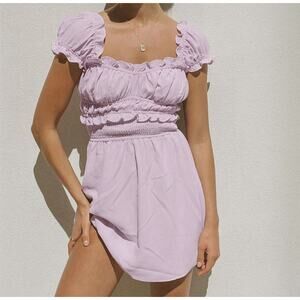 Sabo Yulia‎ Dress Small Lilac Purple Ruffle Cottagecore Coquette Feminine NWT